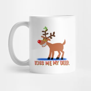 kiss me my deer Mug